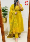 Kf 19 Rayon Slub Embroidered Work Top With Bottom Dupatta Wholesalers In Delhi